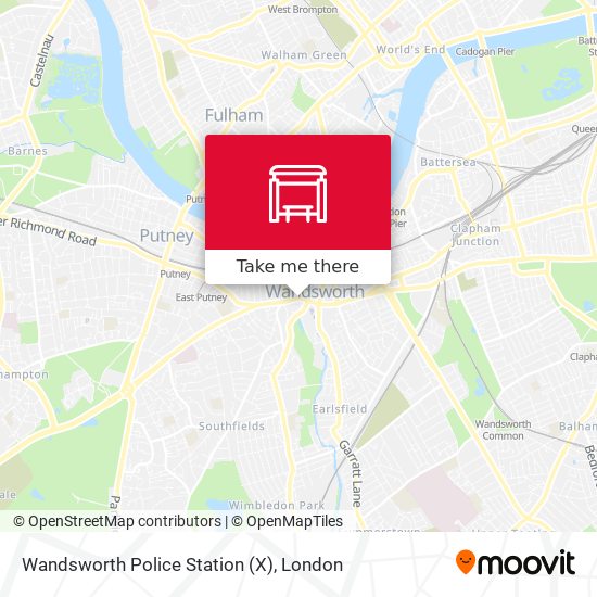 Wandsworth Police Station (X) map