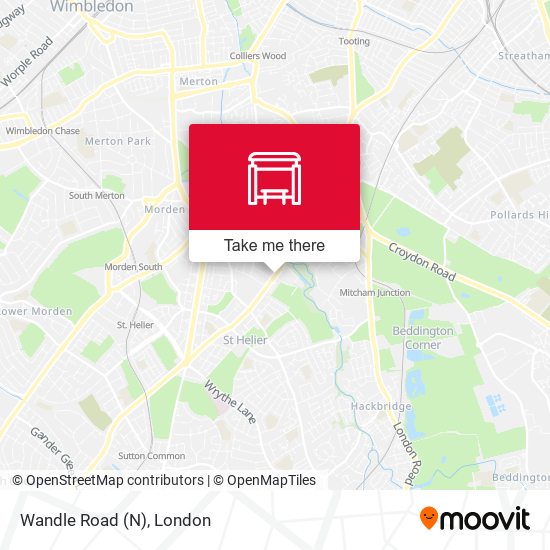 Wandle Road (N) map