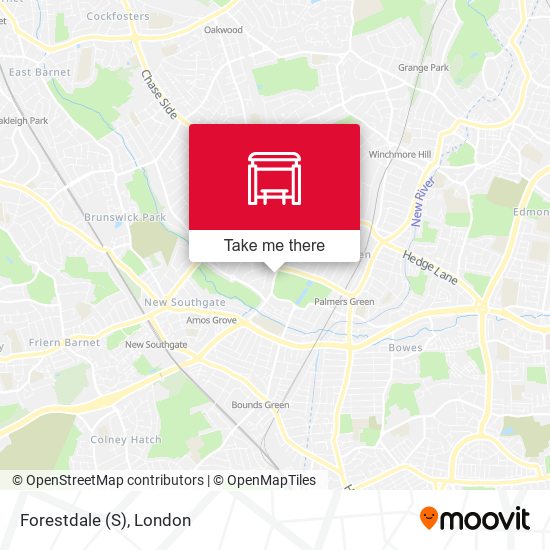 Forestdale (S) map
