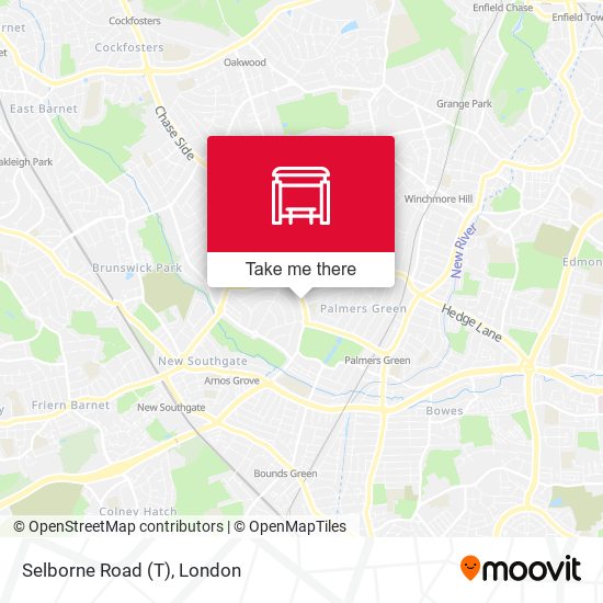 Selborne Road (T) map
