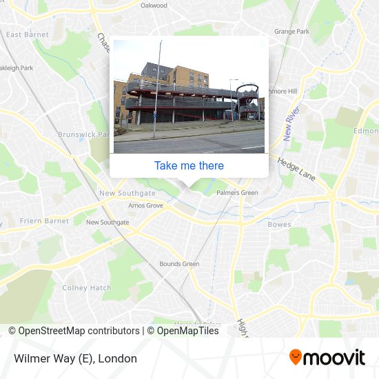 Wilmer Way (E) map