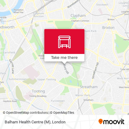 Balham Health Centre (M) map