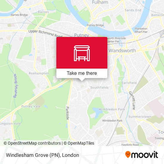 Windlesham Grove (PN) map