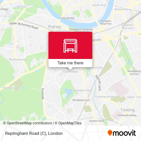 Replingham Road (C) map