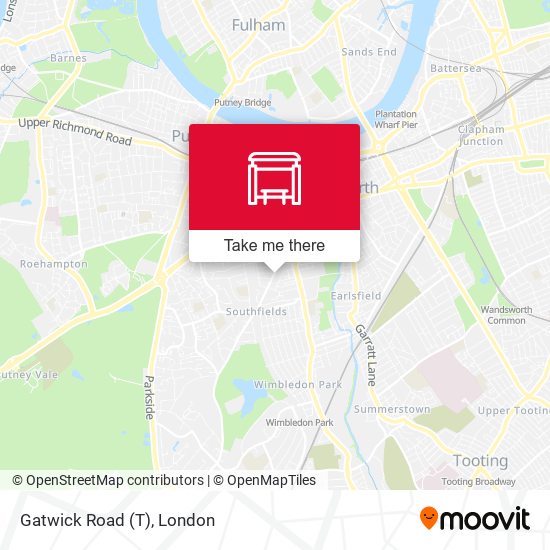 Gatwick Road (T) map