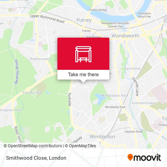 Smithwood Close map