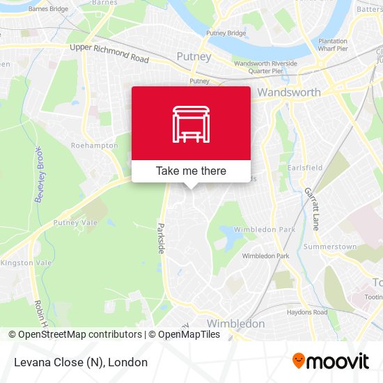 Levana Close (N) map