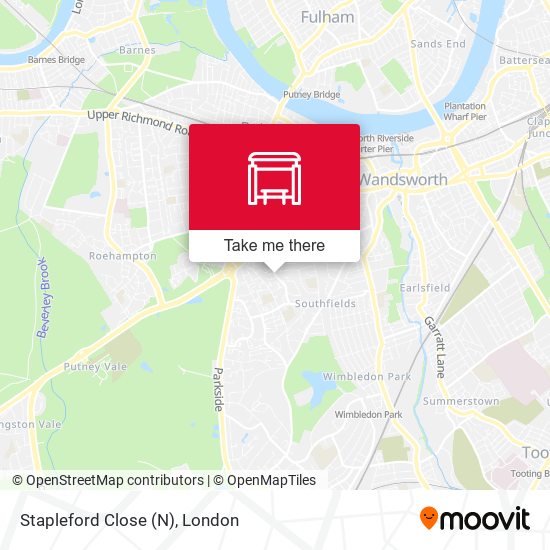 Stapleford Close (N) map