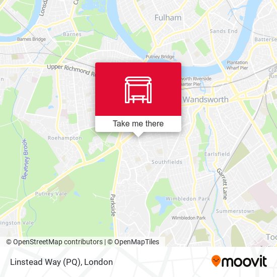 Linstead Way (PQ) map