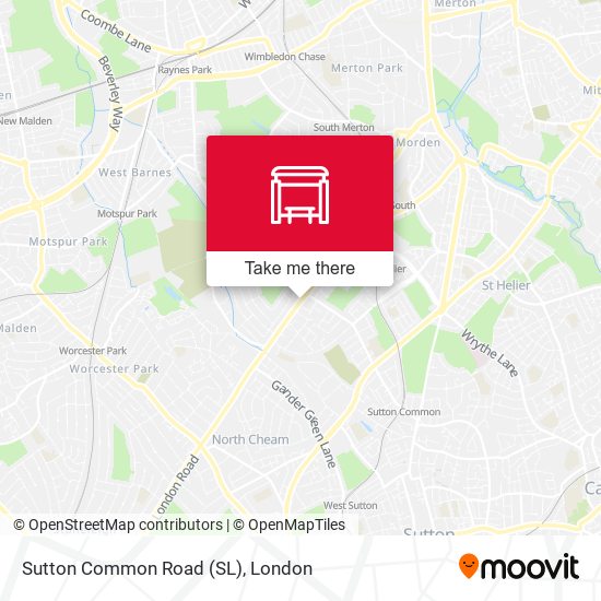 Sutton Common Road (SL) map