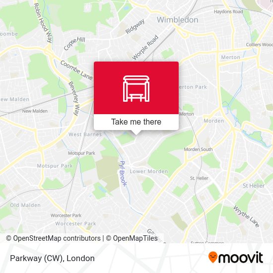 Parkway (CW) map