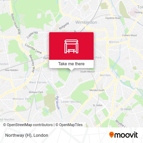 Northway (H) map