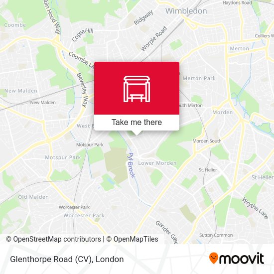 Glenthorpe Road (CV) map