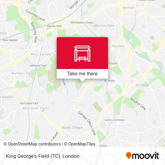 King George's Field (TC) map