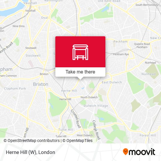 Herne Hill (W) map
