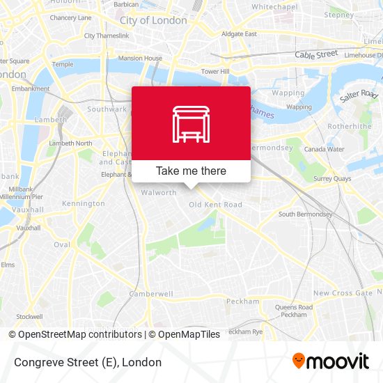 Congreve Street (E) map
