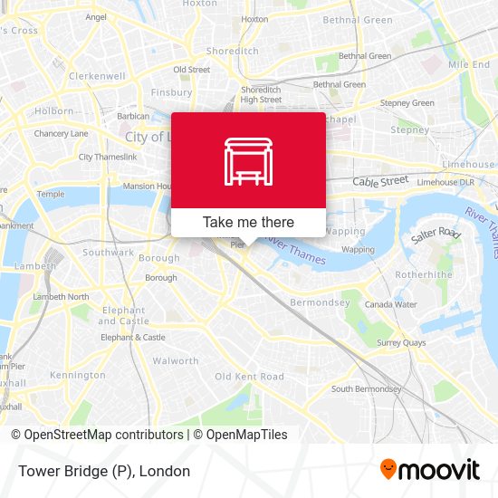 Tower Bridge (P) map