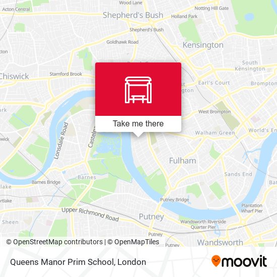 Queens Manor Prim School map