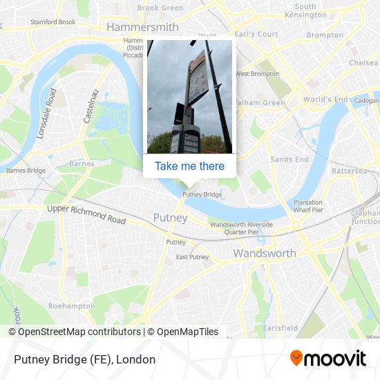 Putney Bridge (FE) map