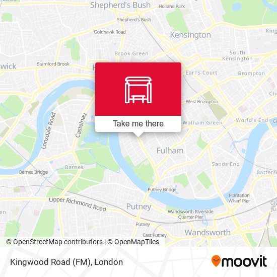 Kingwood Road (FM) map