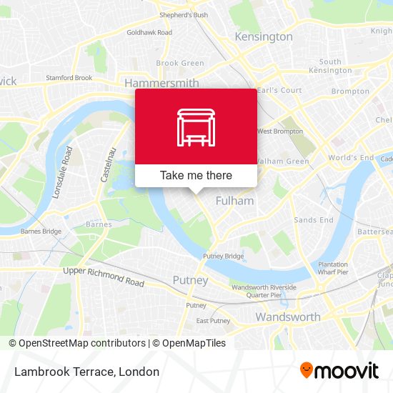 Lambrook Terrace map