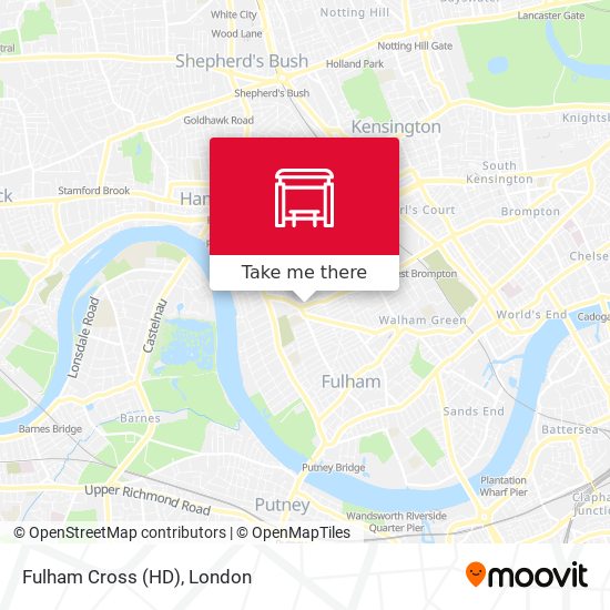 Fulham Cross (HD) map