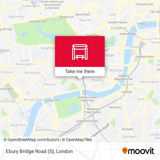 Ebury Bridge Road (S) map