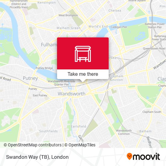 Swandon Way (TB) map