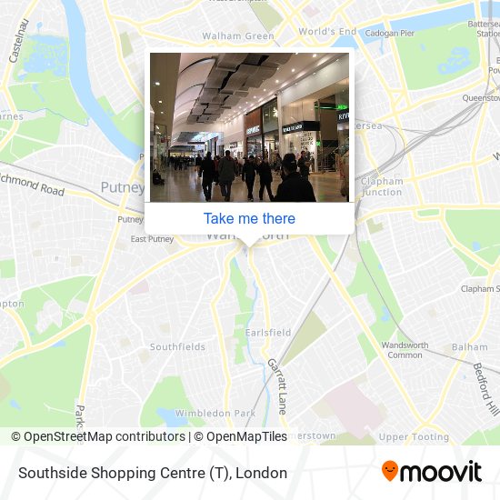 Southside Shopping Centre (T) map