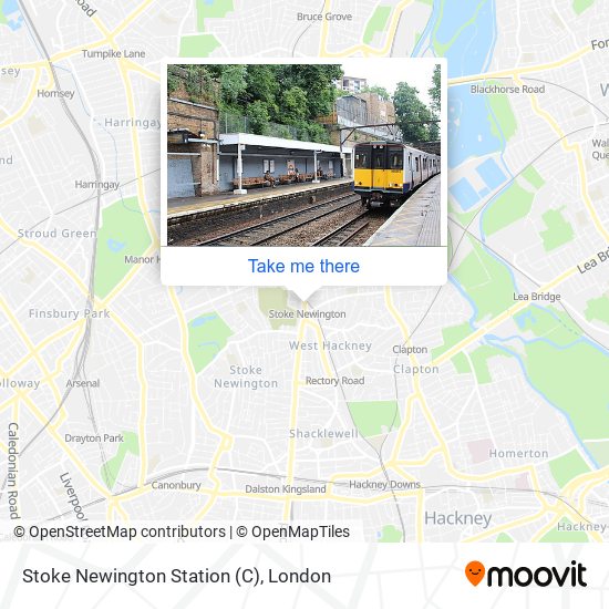 Stoke Newington Station (C) map