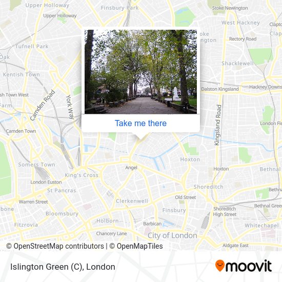 Islington Green (C) map