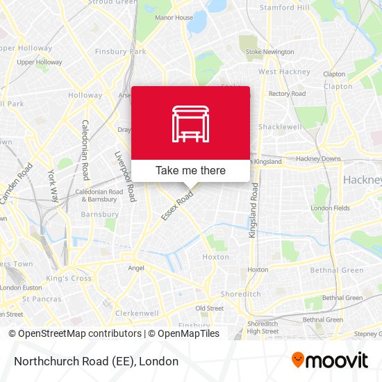 Northchurch Road (EE) map