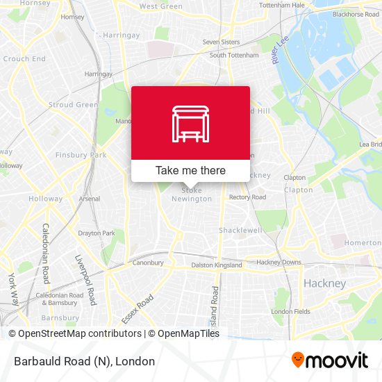 Barbauld Road (N) map