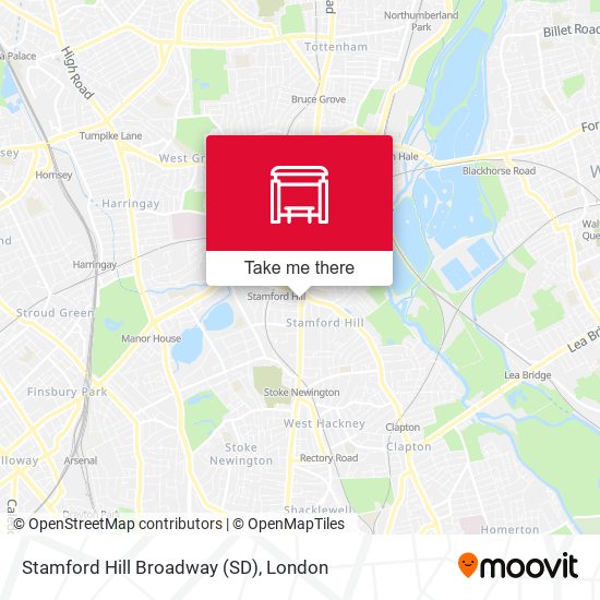 Stamford Hill Broadway (SD) map
