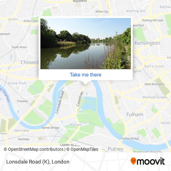 Lonsdale Road (K) map