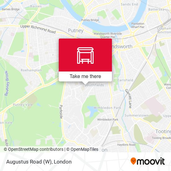 Augustus Road (W) map