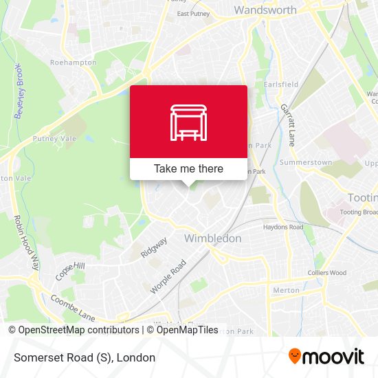Somerset Road map
