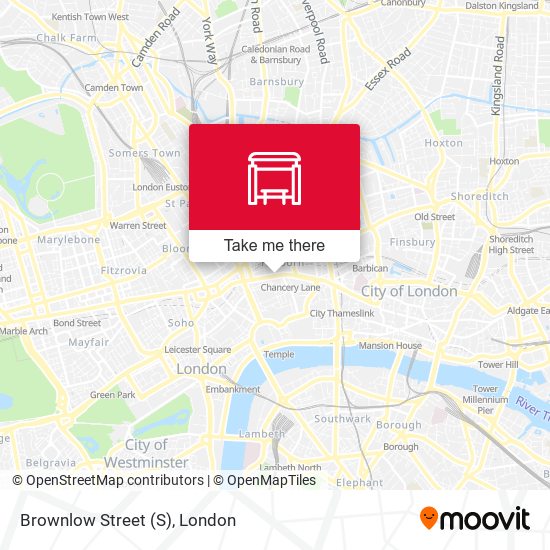 Brownlow Street map