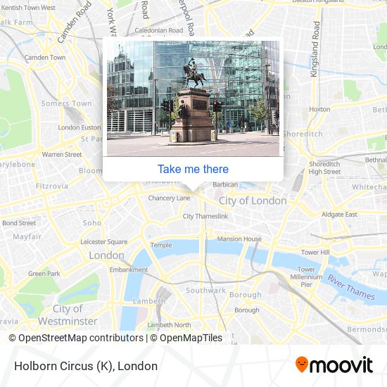 Holborn Circus (K) map