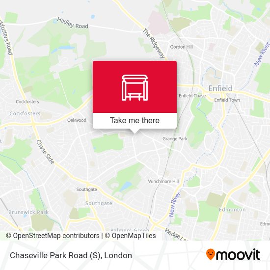Chaseville Park Road (S) map