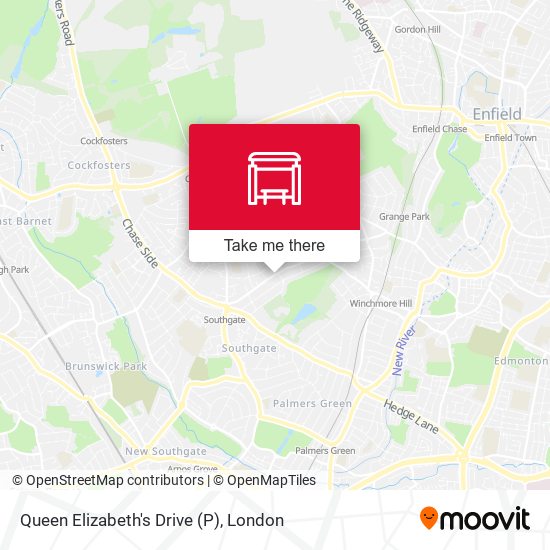 Queen Elizabeth's Drive (P) map