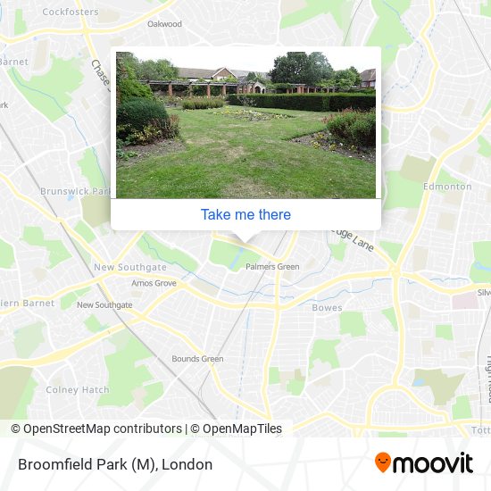 Broomfield Park (M) map