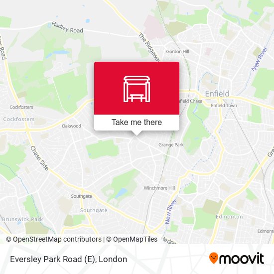 Eversley Park Road map