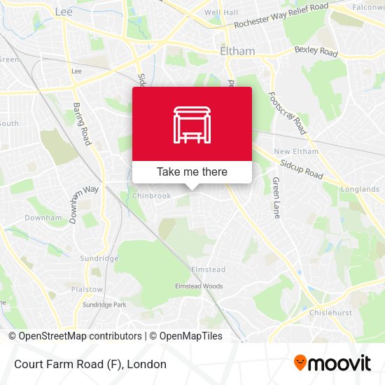 Court Farm Road map