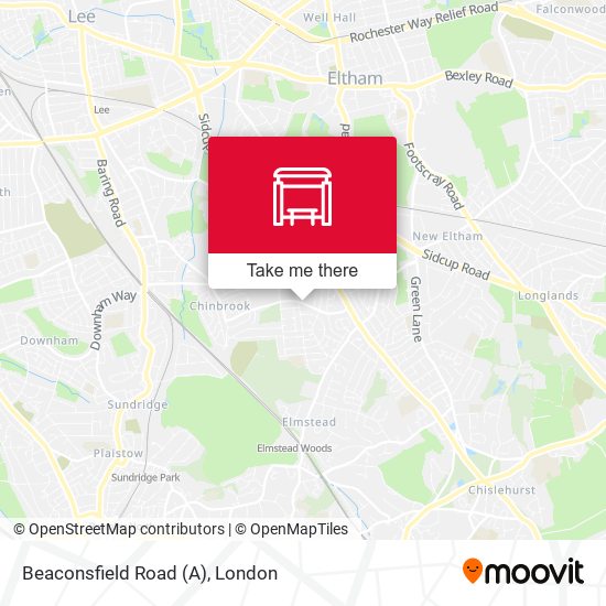 Beaconsfield Road (A) map
