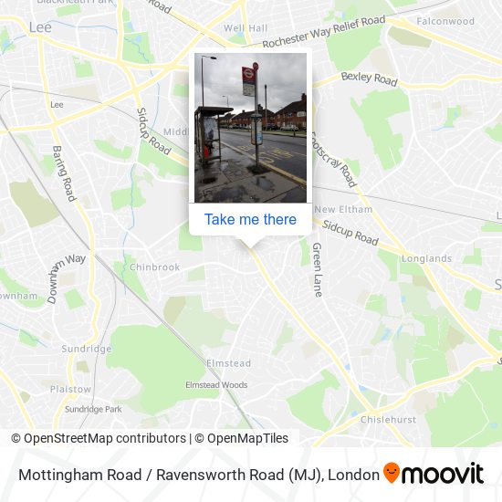 Mottingham Road / Ravensworth Road (MJ) map
