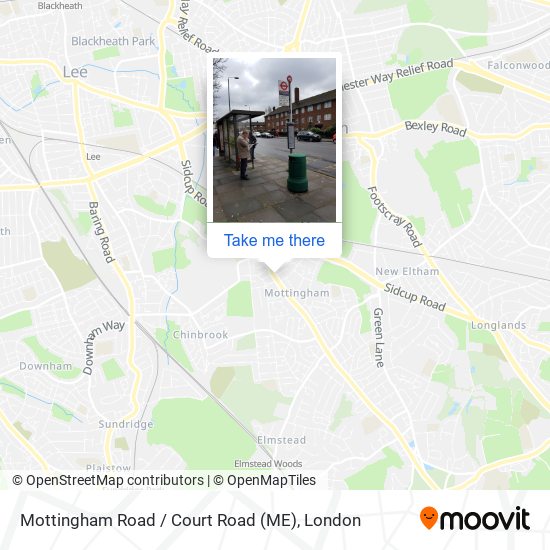 Mottingham Road / Court Road (ME) map