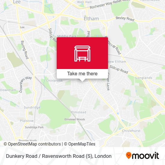 Dunkery Road / Ravensworth Road (S) map