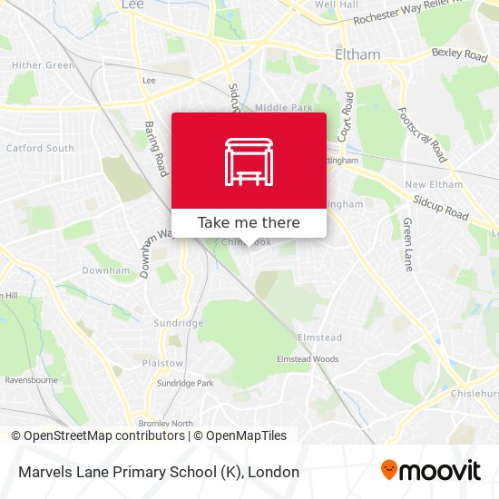 Marvels Lane Primary School (K) map