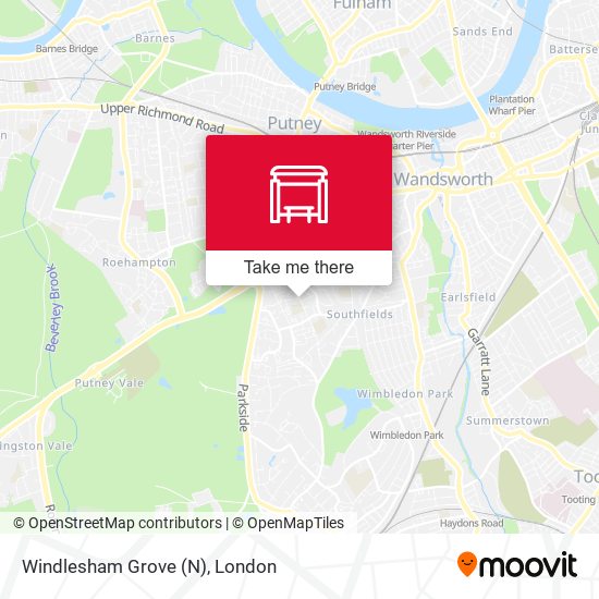 Windlesham Grove (N) map